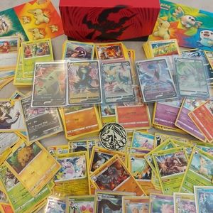 Official Pokemon TCG trading cards - 475+ cards, rares, holos, Vs, beginner